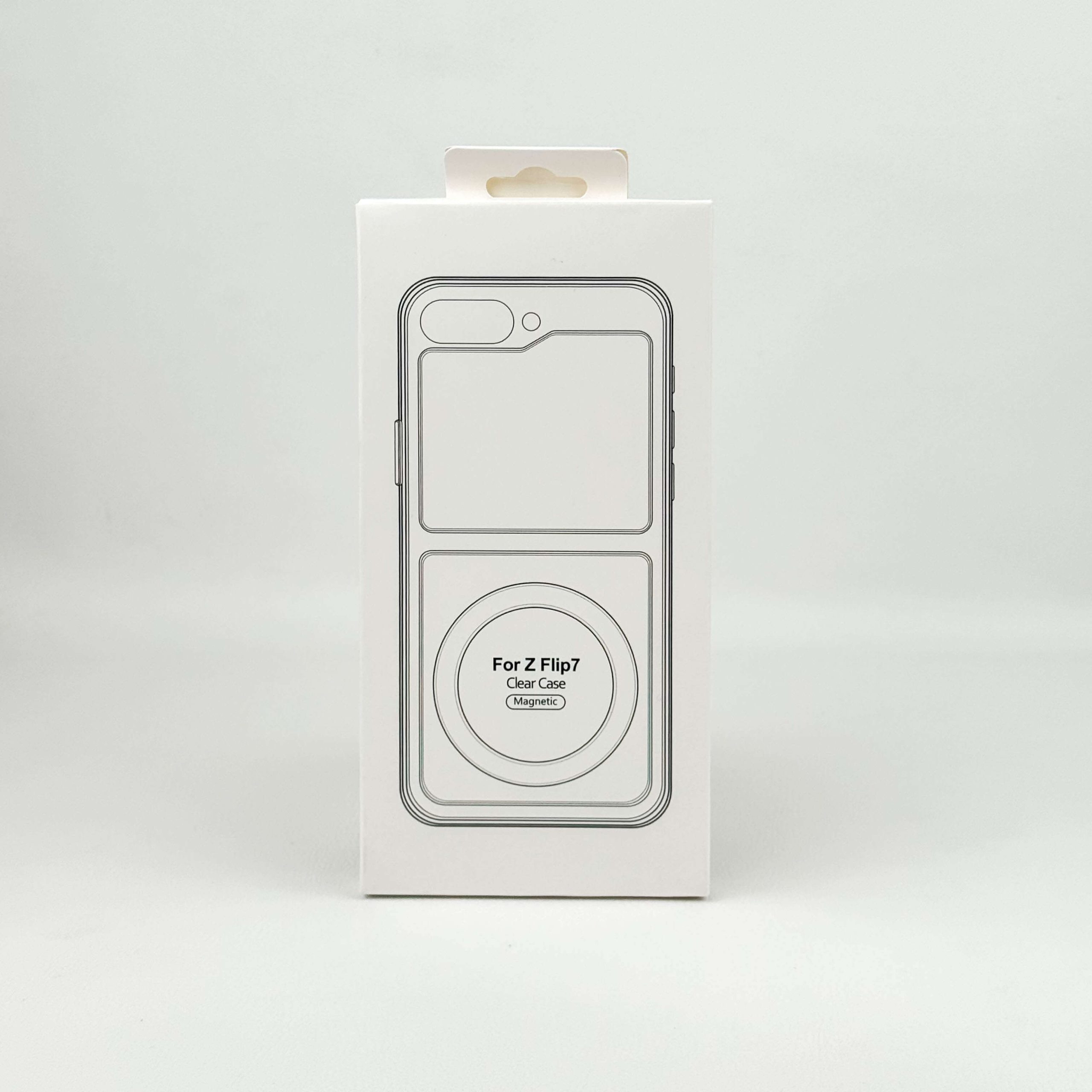 Estuche para Galaxy Z Flip 7 - Transparente Magnético