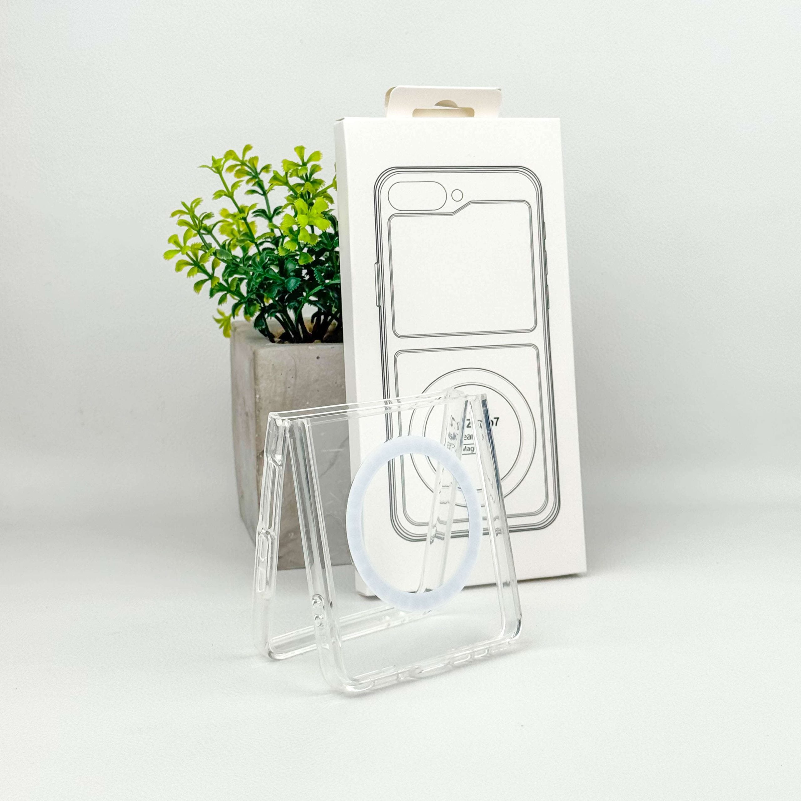 Estuche para Galaxy Z Flip 7 - Transparente Magnético