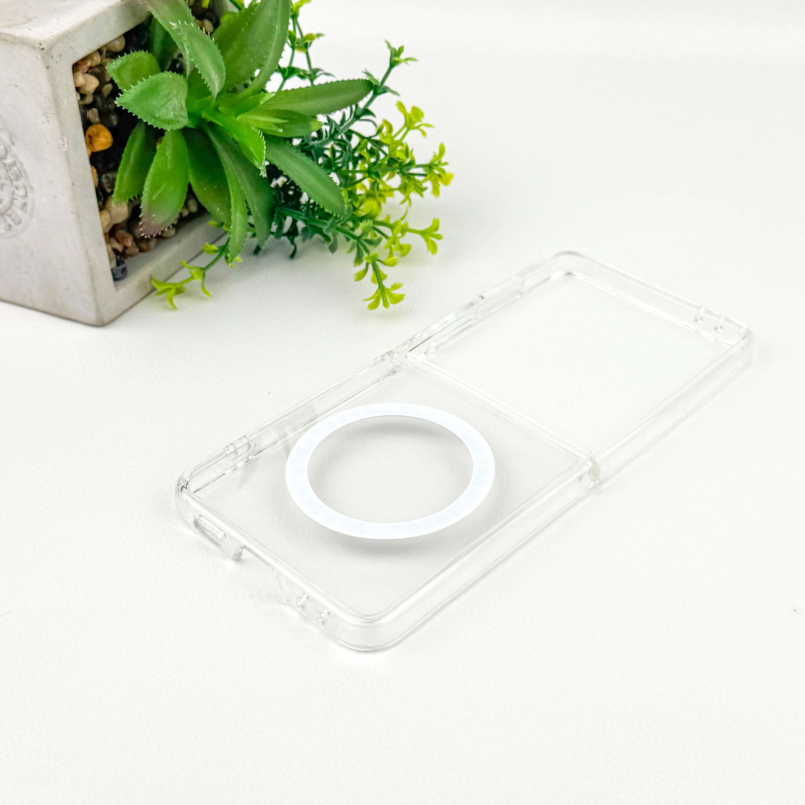 Estuche para Galaxy Z Flip 7 - Transparente Magnético