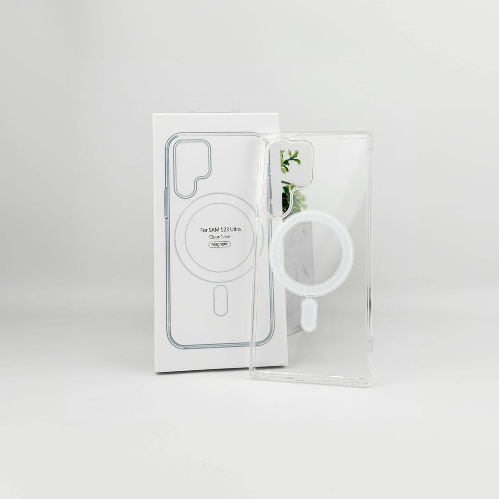 Estuche para Galaxy S23 Ultra - Transparente Magnético