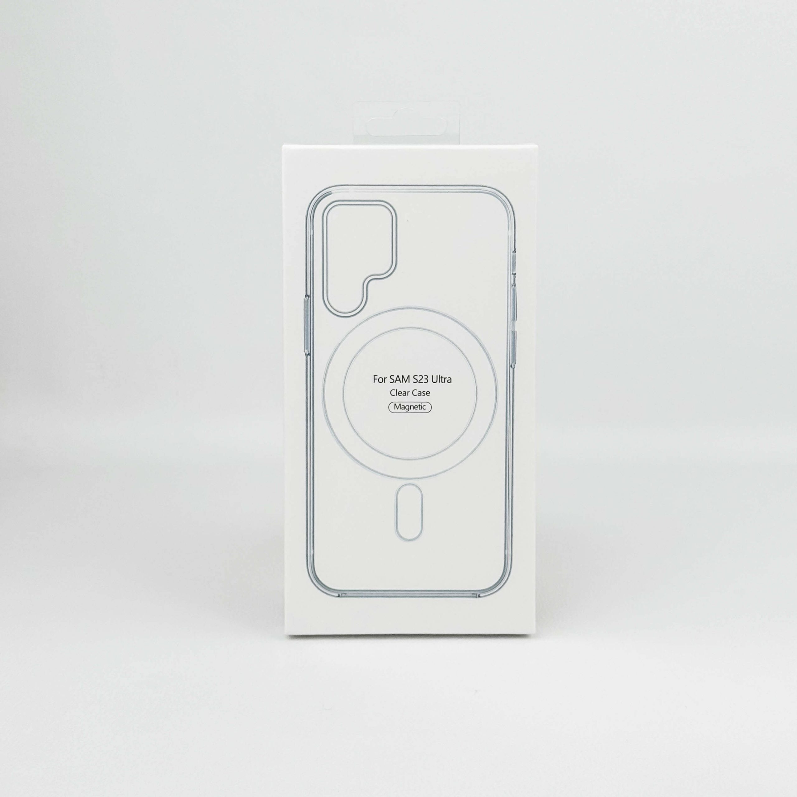 Estuche para Galaxy S23 Ultra - Transparente Magnético