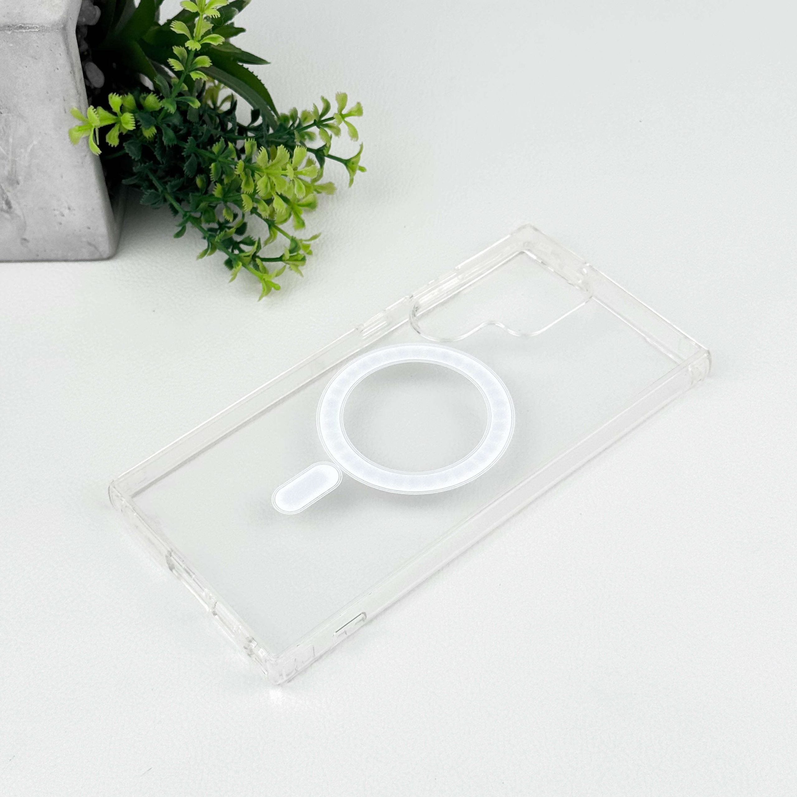 Estuche para Galaxy S23 Ultra - Transparente Magnético