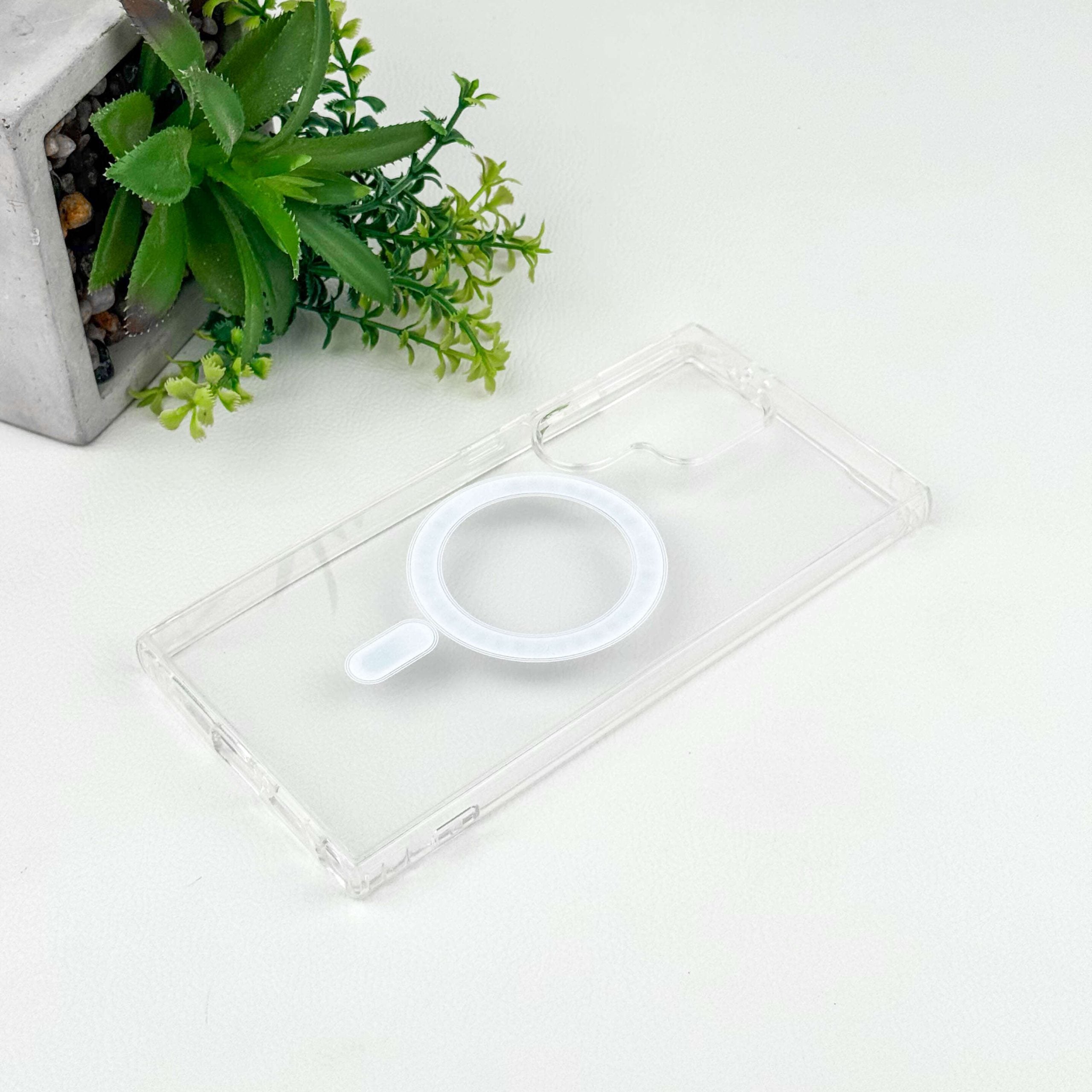 Estuche para Galaxy S24 Ultra - Transparente Magnético