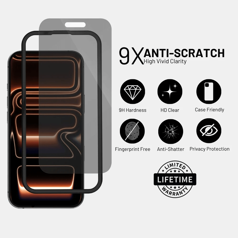 Vidrio Templado para iPhone 17 Pro Max - ArtsCase Screen Protector - Elite Privacy
