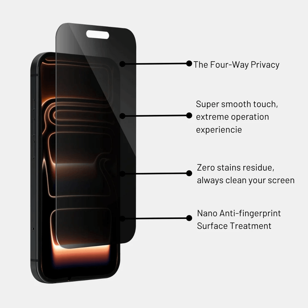 Vidrio Templado para iPhone 17 Pro Max - ArtsCase Screen Protector - Elite Privacy
