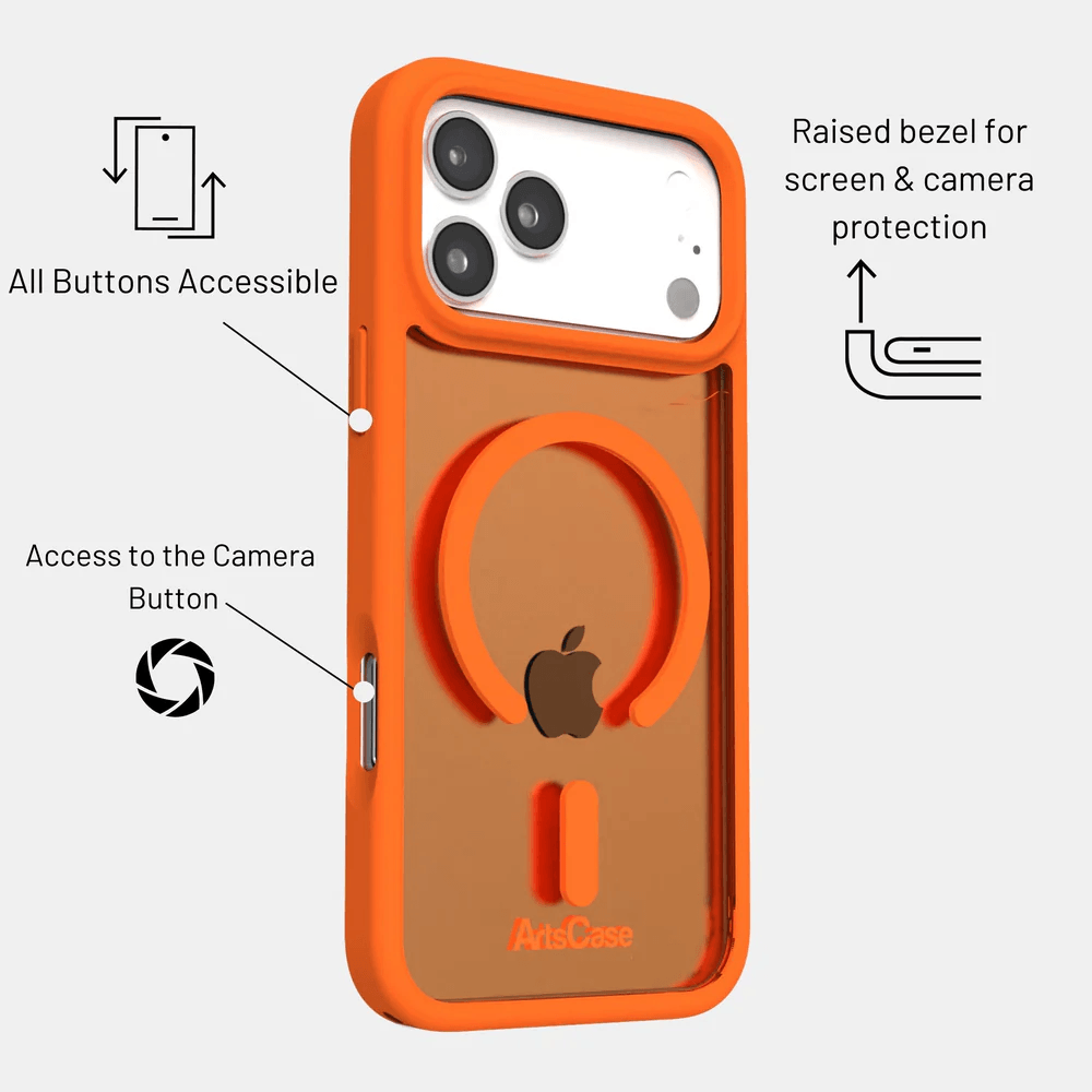 Estuche para iPhone 17 Pro Max - ArtsCase Impact Hybrid Color Full MagSafe