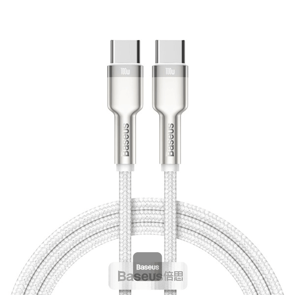 Cable Baseus Cafule Series Metal Data Cable Type-C to Type-C 100W 2m