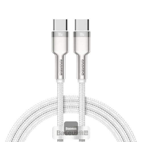 Cable Tipo C a Tipo C Baseus Cafule Series Metal Data Cable 100W 1m
