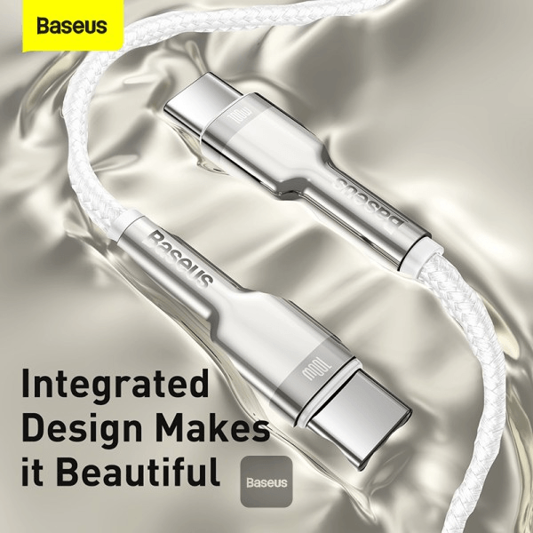 Cable Tipo C a Tipo C Baseus Cafule Series Metal Data Cable 100W 1m