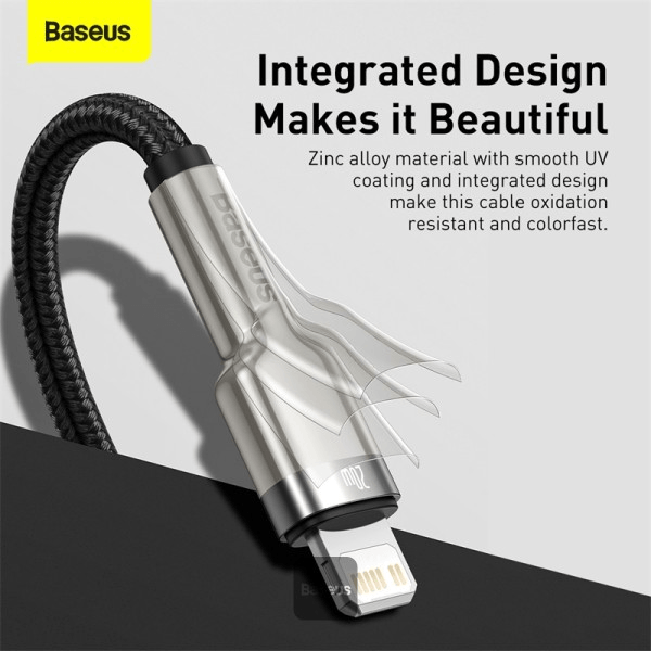 Cable Baseus Cafule Series Metal Data Cable Type-C to Lightning 20W 1M