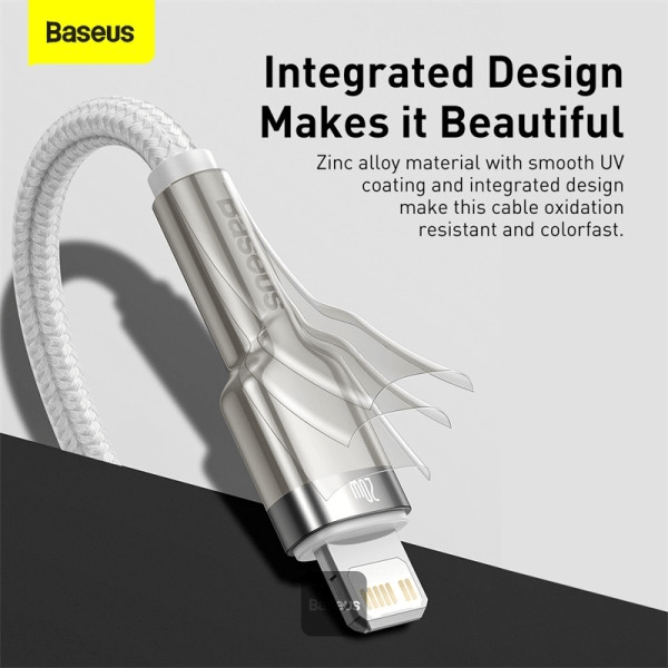 Cable Baseus Cafule Series Metal Data Cable Type-C to Lightning 20W 1M