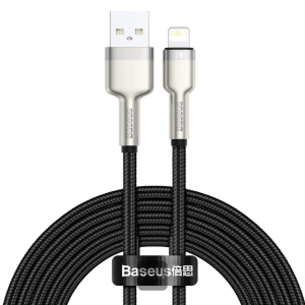 Cable Baseus Cafule Series Metal Data Cable USB A to Lightning 1m