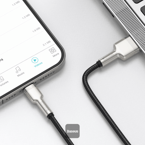 Cable Baseus Cafule Series Metal Data Cable USB A to Lightning 1m
