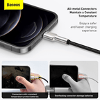 Cable Baseus Cafule Series Metal Data Cable USB A to Lightning 1m