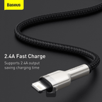 Cable Baseus Cafule Series Metal Data Cable USB A to Lightning 1m