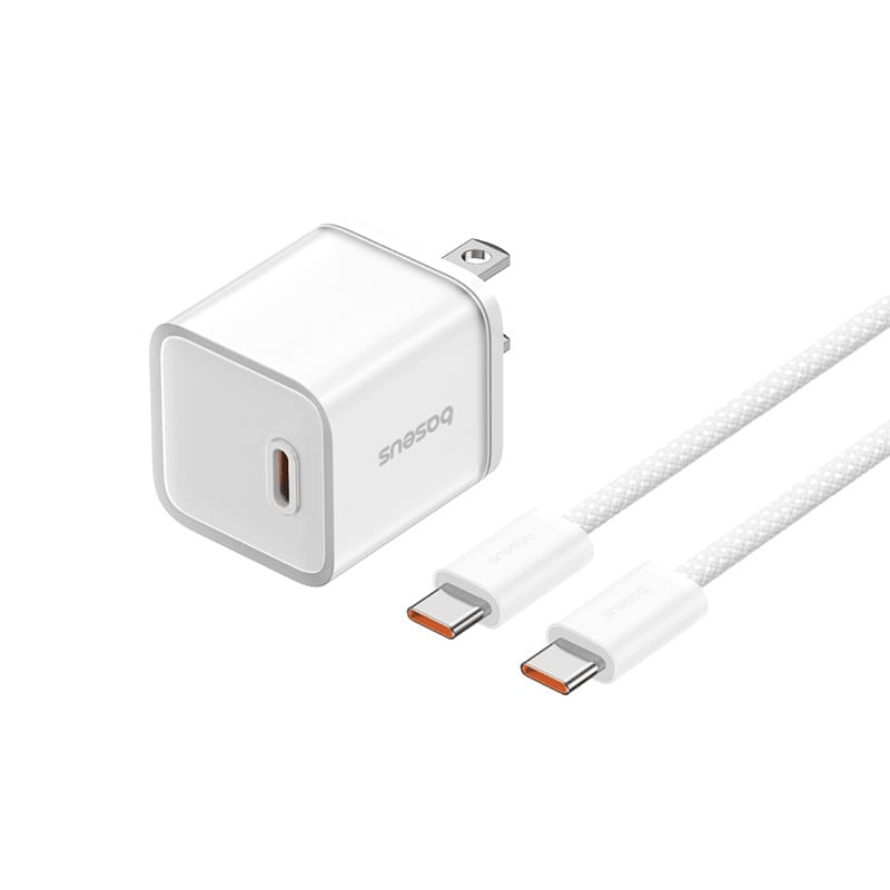 Cargador Cable y Cubo - Baseus 30W GAN5S Carga Rápida