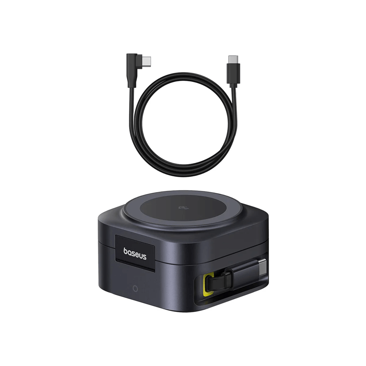 Stand 2 en 1 - Baseus Pico Go Series 2-in-1 Magnetic Wireless Charger Qi2 67W - Cosmic Black