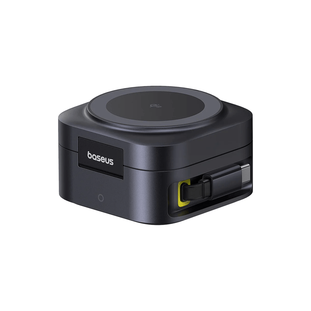 Stand 2 en 1 - Baseus Pico Go Series 2-in-1 Magnetic Wireless Charger Qi2 67W - Cosmic Black