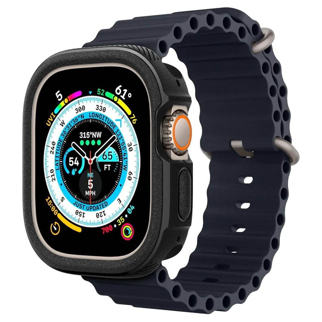 Estuche para Apple Watch 49mm - Caseology Vault Matte Black