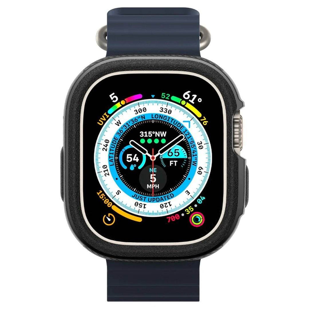 Estuche para Apple Watch 49mm - Caseology Vault Matte Black