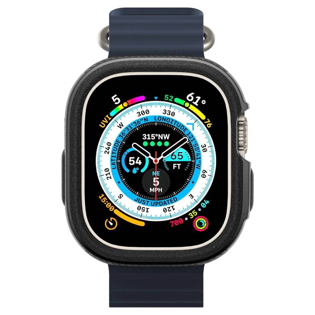 Estuche para Apple Watch 49mm - Caseology Vault Matte Black