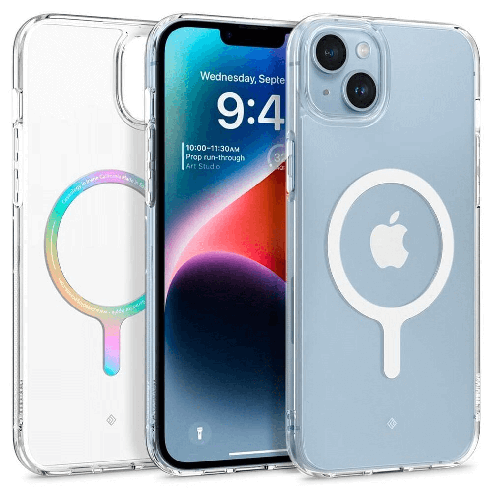 Estuche para iPhone 14 Plus - Caseology Capella Mag - Clear White