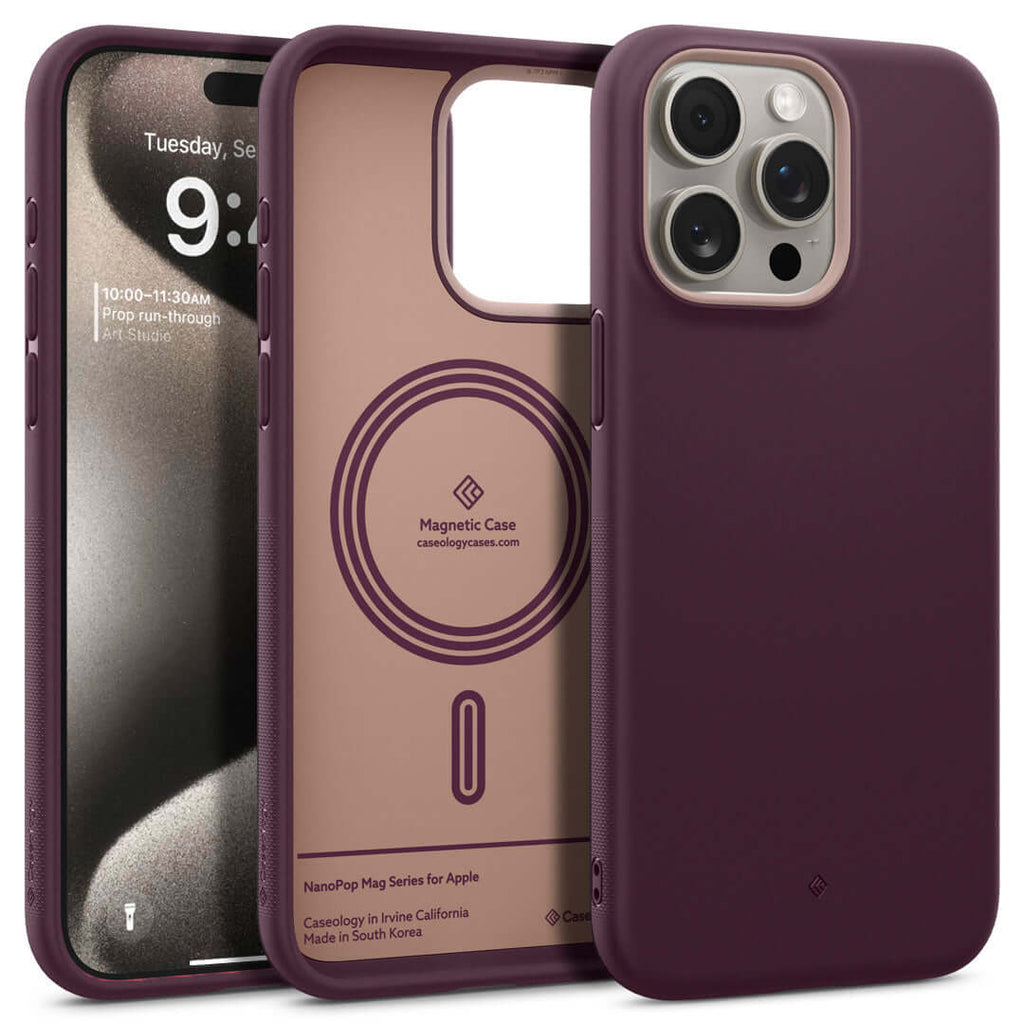 Estuche para iPhone 15 Pro - Caseology Nano Pop Mag