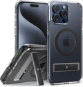 Estuche para iPhone 15 Pro Max Caseology - Capella Mag Kickstand Clear