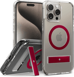 Estuche para iPhone 15 Pro Max Caseology - Capella Mag Kickstand Clear