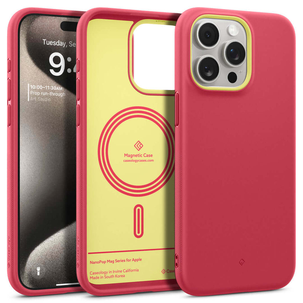 Estuche para iPhone 15 Pro Max - Caseology Nano Pop Mag
