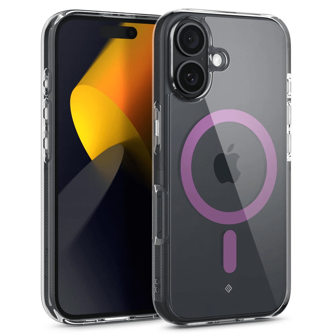 Estuche para iPhone 16 - Caseology Capella Mag - Clear Purple