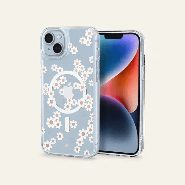Estuche para iPhone 14 - Cyrill Cecile Mag - White Daisy