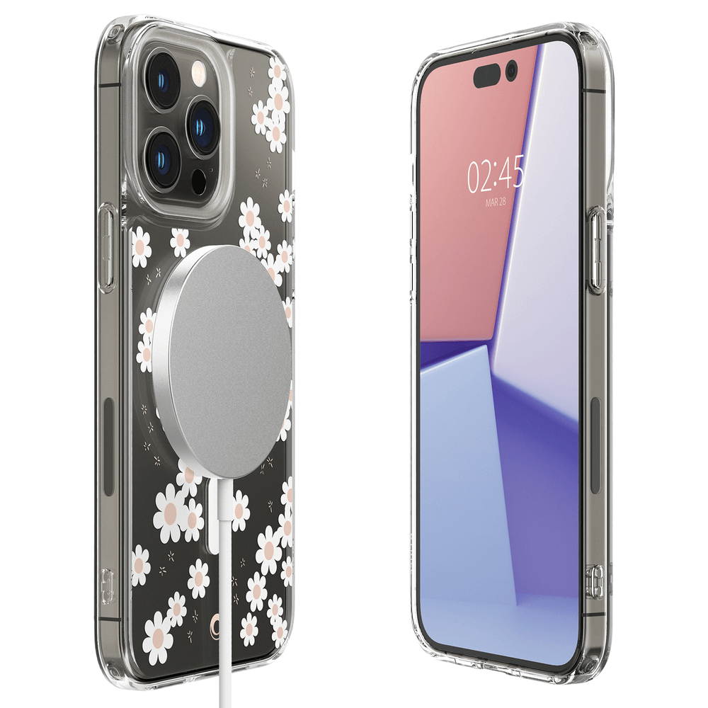Estuche para iPhone 14 Pro Max - Cyrill Cecile Mag - White Daisy
