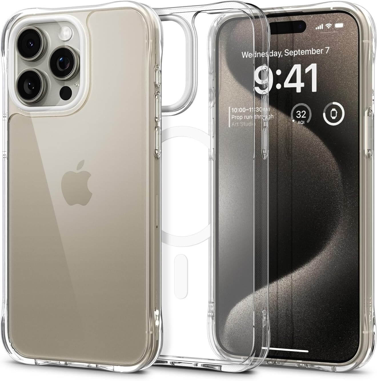 Estuche para iPhone 15 Pro Max - Cyrill Ultra Sheer - Crystal Clear