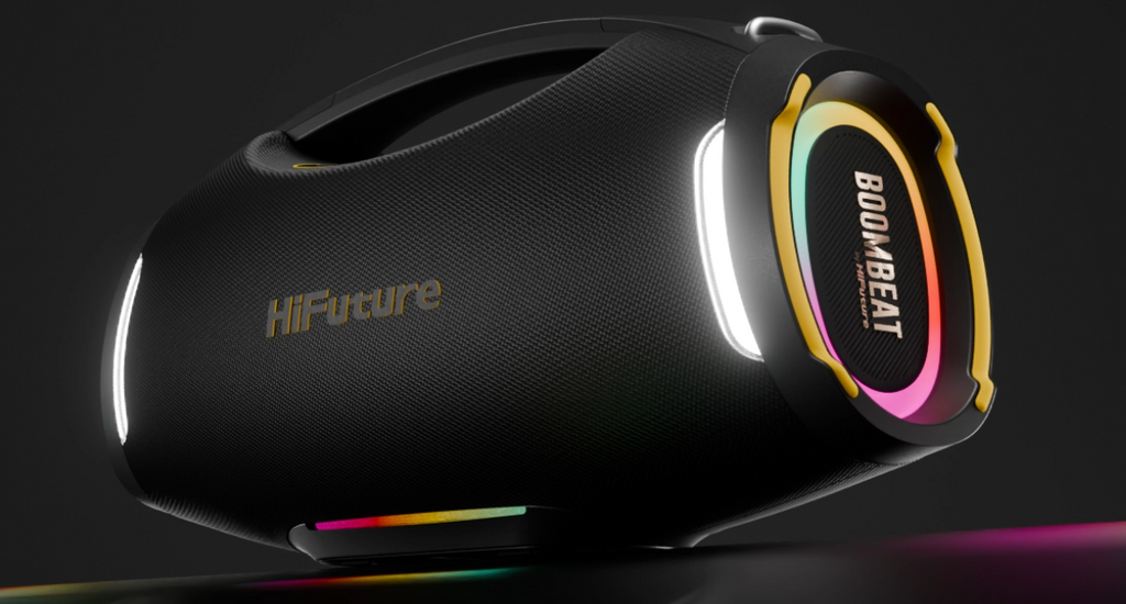 Bocina con Micrófono - HiFuture Boombeat Outdoor - Black