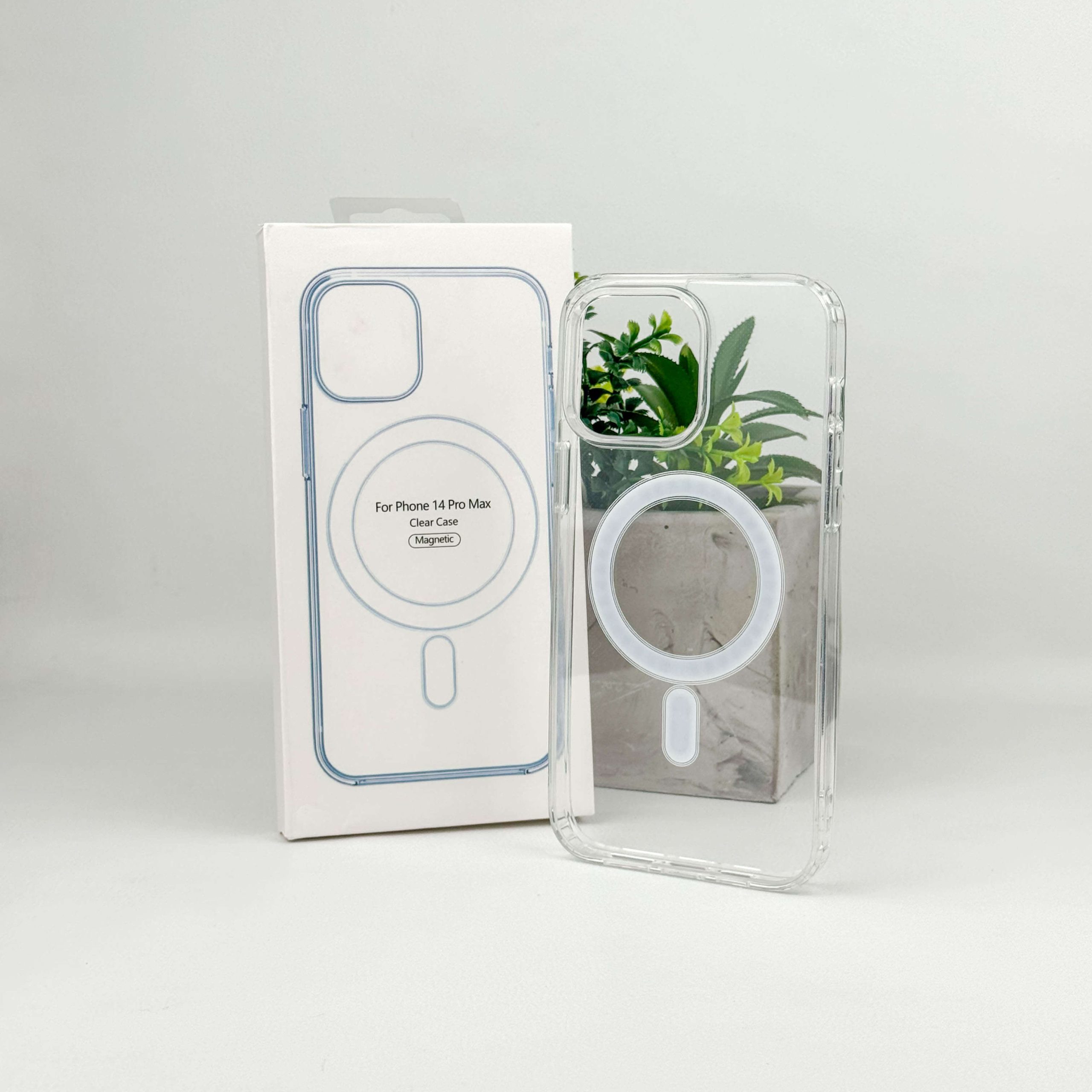 Estuche para iPhone 14 Pro Max - Transparente Magnético