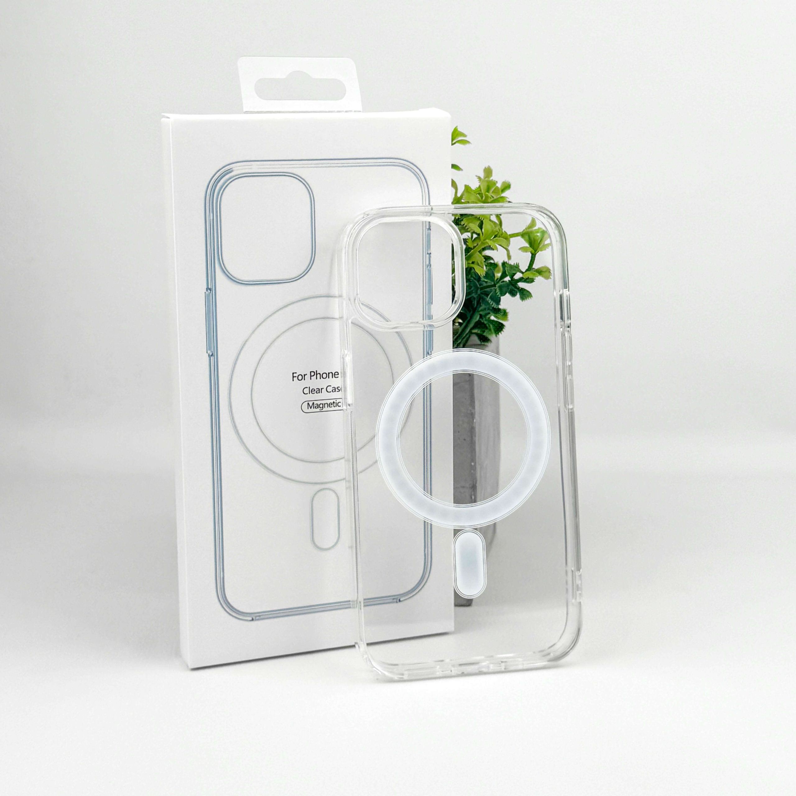 Estuche para iPhone 15 - Transparente Magnético