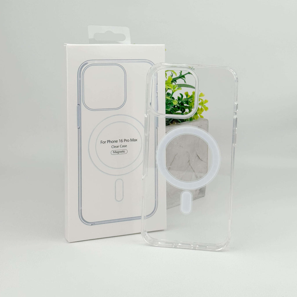 Estuche para iPhone 16 Pro Max - Transparente Magnético