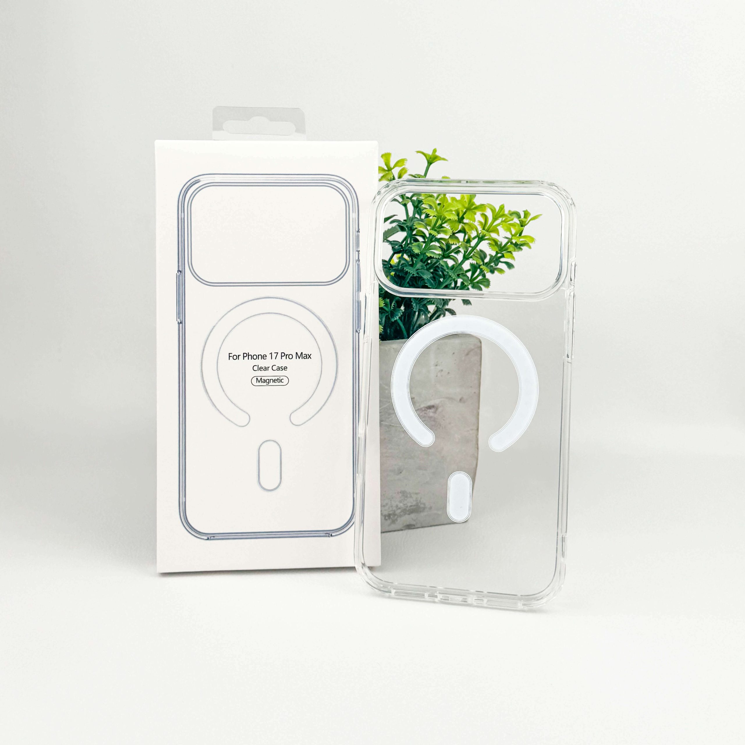 Estuche para iPhone 17 Pro Max - Transparente Magnético