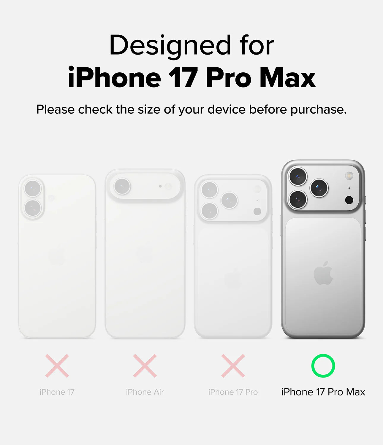 Estuche para iPhone 17 Pro Max – Ringke UX Magnetic