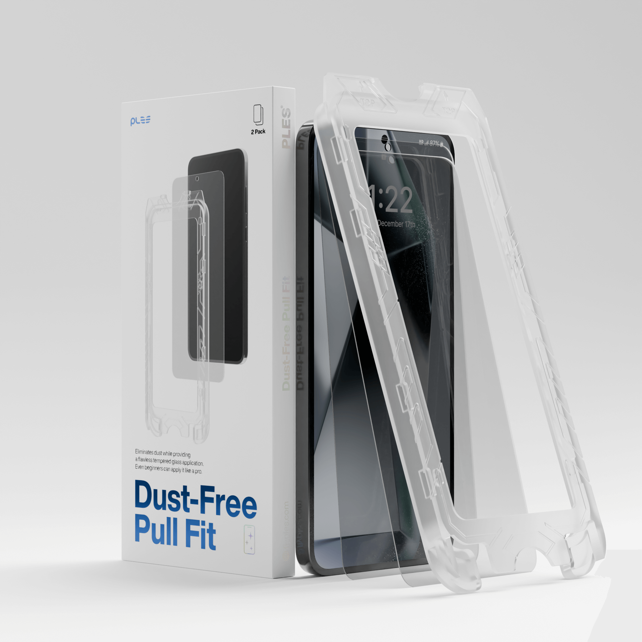 Protector de Pantalla para Galaxy S25 - Ples Dust-Free Pull Fit (Pack de 2)