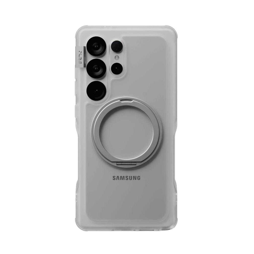 Estuche para Galaxy S25 Ultra - Ples Arche Mag Stand Matt - Clear/Silver