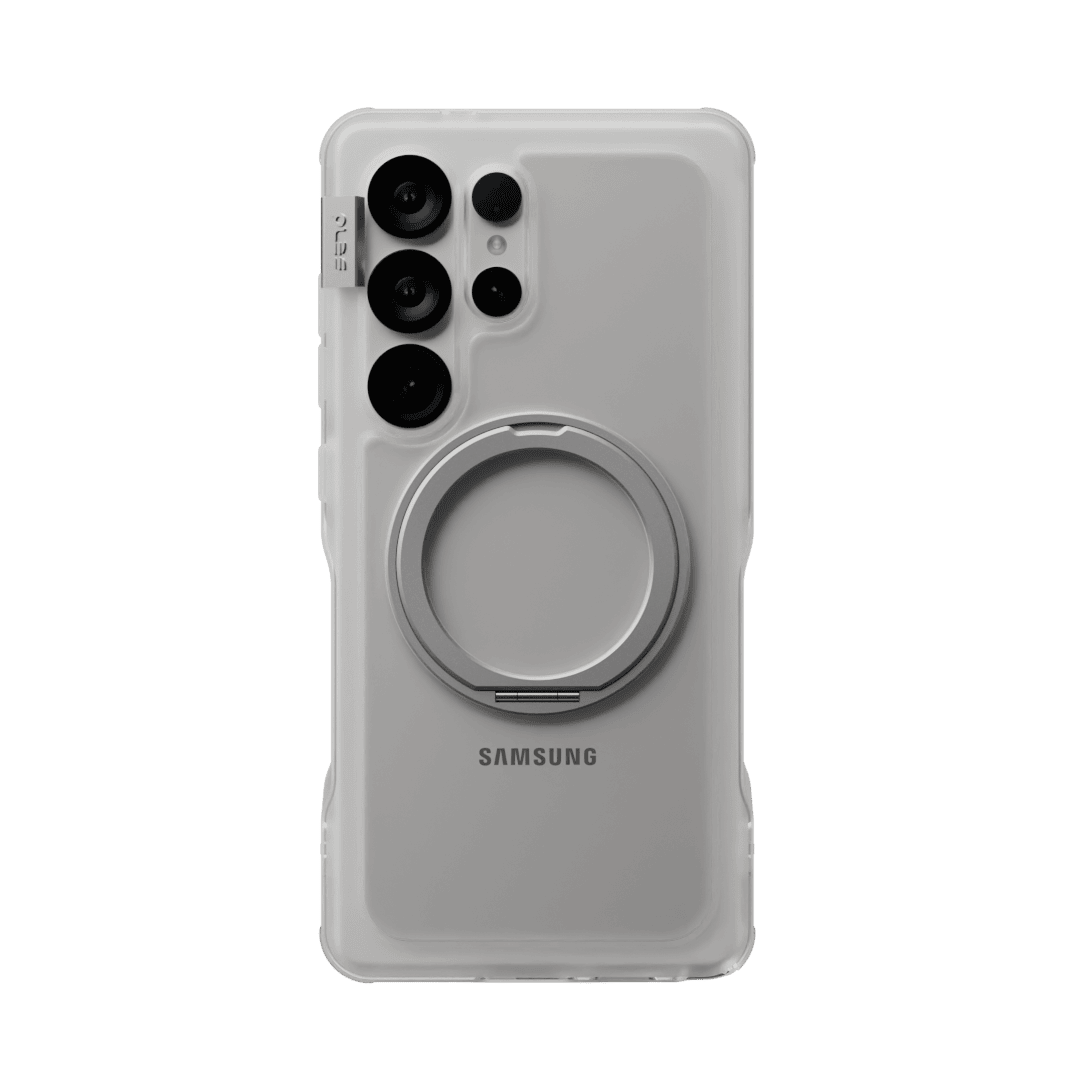 Estuche para Galaxy S25 Ultra - Ples Arche Mag Stand Matt - Clear/Silver