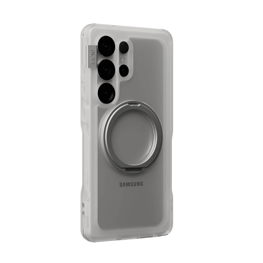 Estuche para Galaxy S25 Ultra - Ples Arche Mag Stand Matt - Clear/Silver