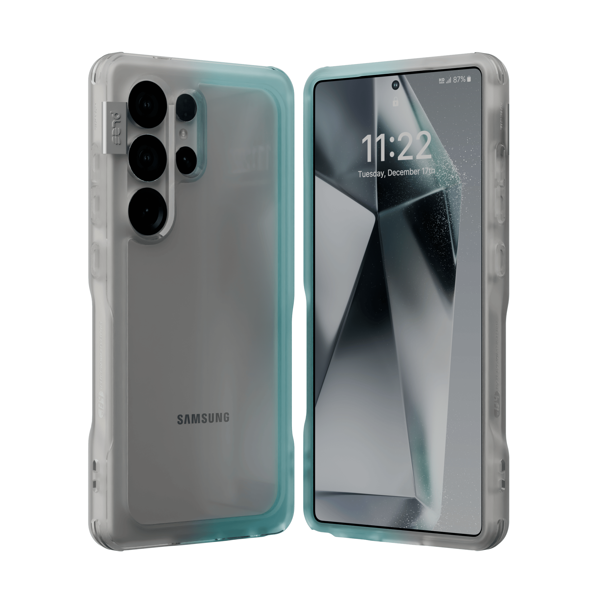 Estuche para Galaxy S25 Ultra - Ples Arche TwoFace - Silver/Powder Blue