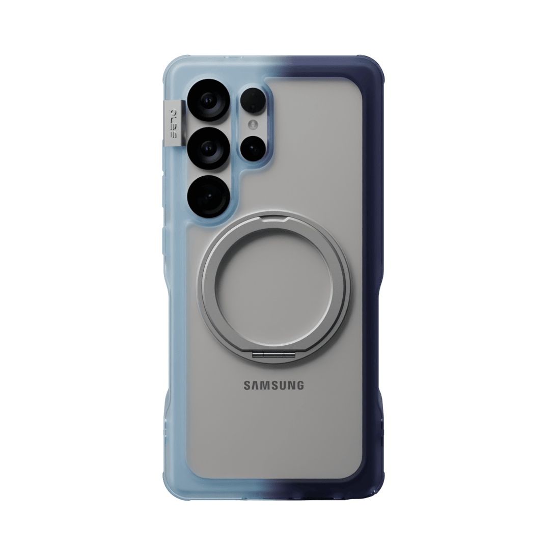 Estuche para Galaxy S25 Ultra - Ples Arche TwoFace Mag Stand - Retro Blue/Future Dusk