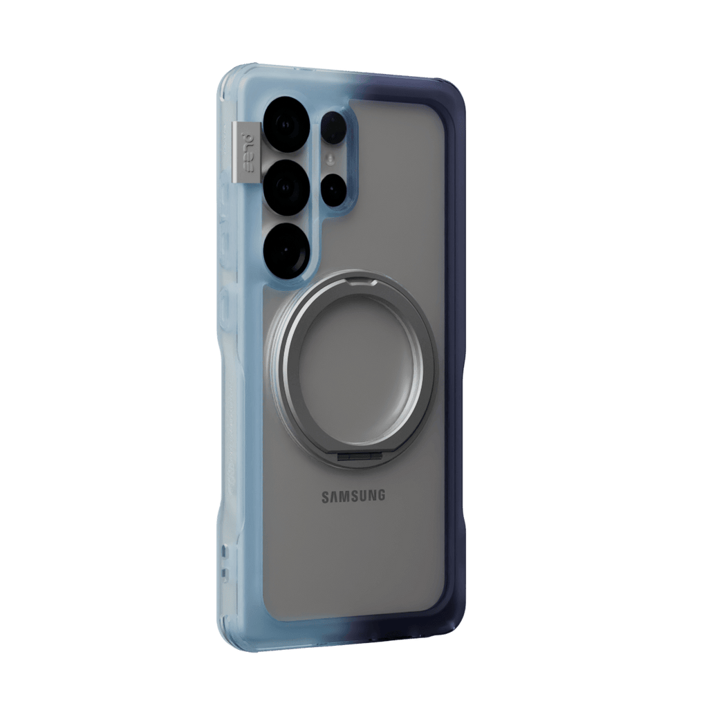 Estuche para Galaxy S25 Ultra - Ples Arche TwoFace Mag Stand - Retro Blue/Future Dusk