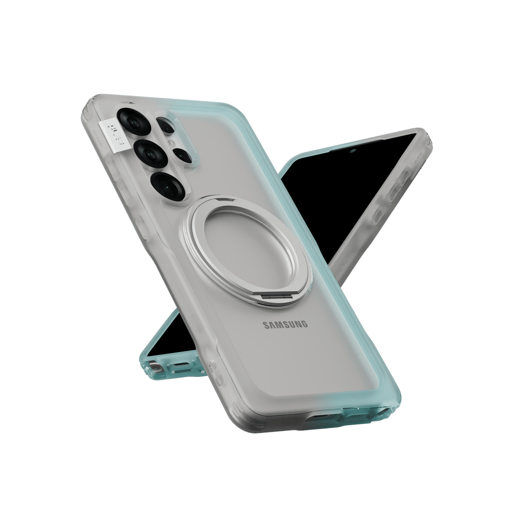 Estuche para Galaxy S25 Ultra - Ples Arche TwoFace Mag Stand - Silver/Powder Blue