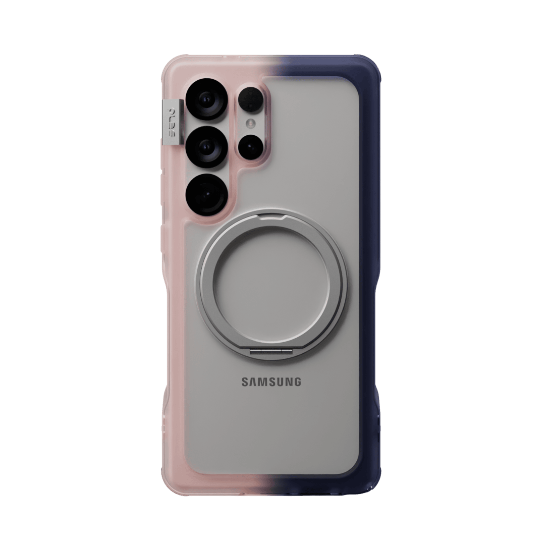 Estuche para Galaxy S25 Ultra - Ples Arche TwoFace Mag Stand - Transcendent Pink/Future Dusk