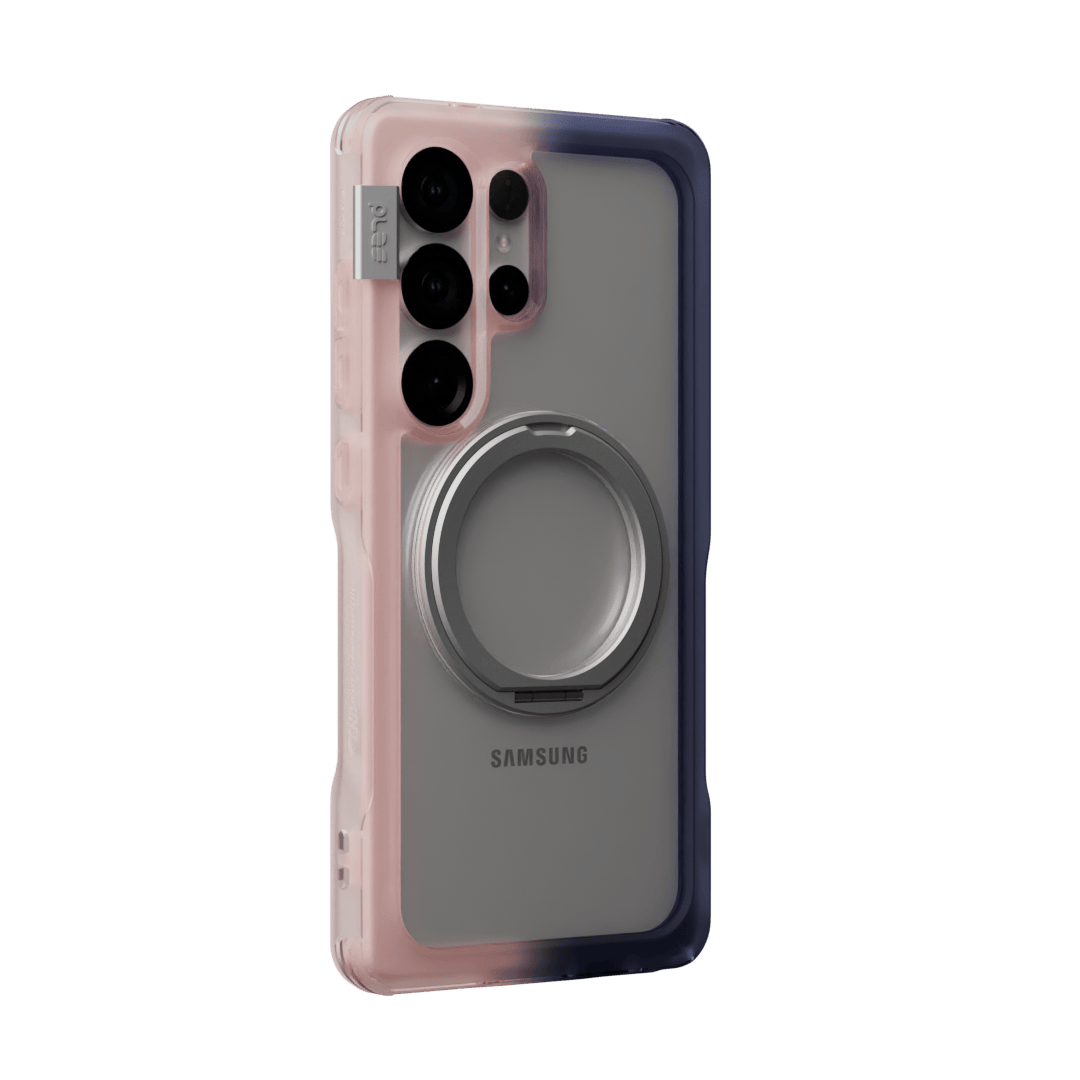 Estuche para Galaxy S25 Ultra - Ples Arche TwoFace Mag Stand - Transcendent Pink/Future Dusk